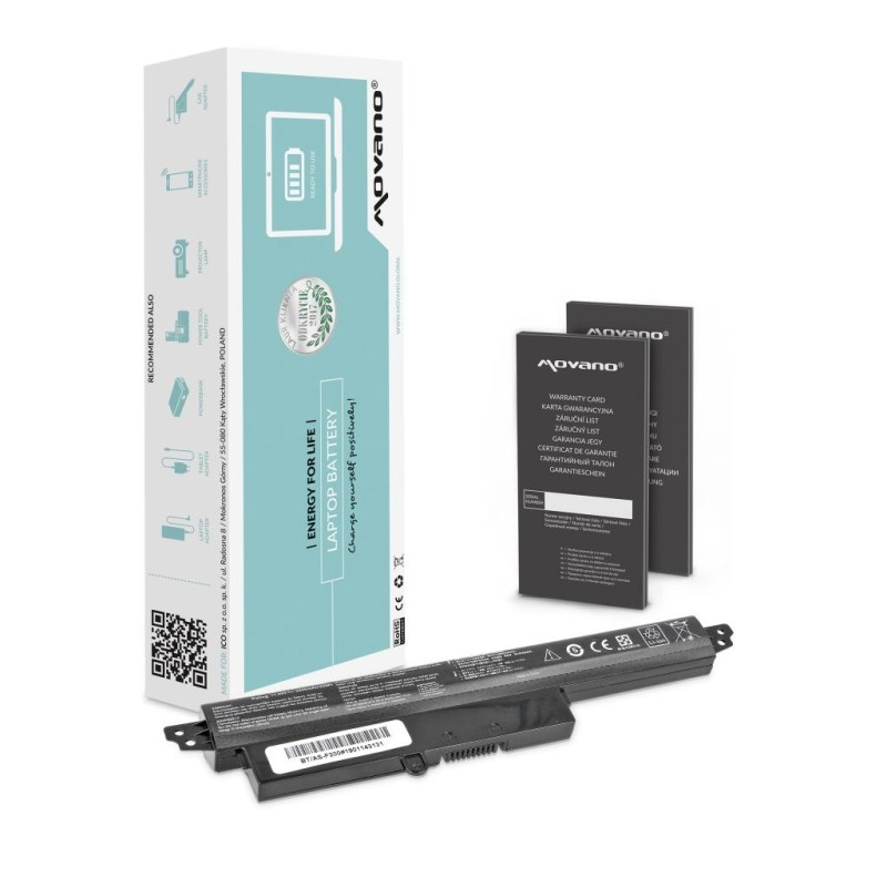 Bateria Movano do Asus Vivobook S200, X200 | PartsPC.pl