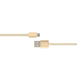 Kabel ROMOSS micro USB (ładowanie, komunikacja) - gold / zło… | PartsPC.pl