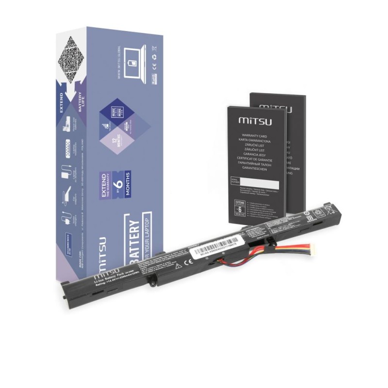 Bateria Mitsu do Asus A550E, K550E | PartsPC.pl