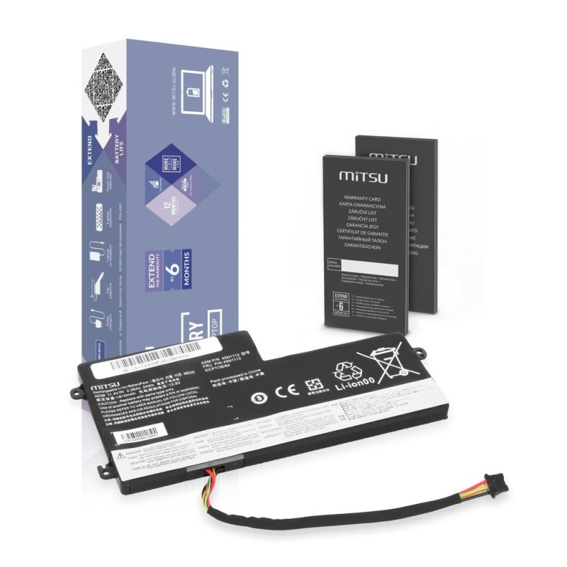 Bateria Mitsu do Lenovo ThinkPad T440s | PartsPC.pl