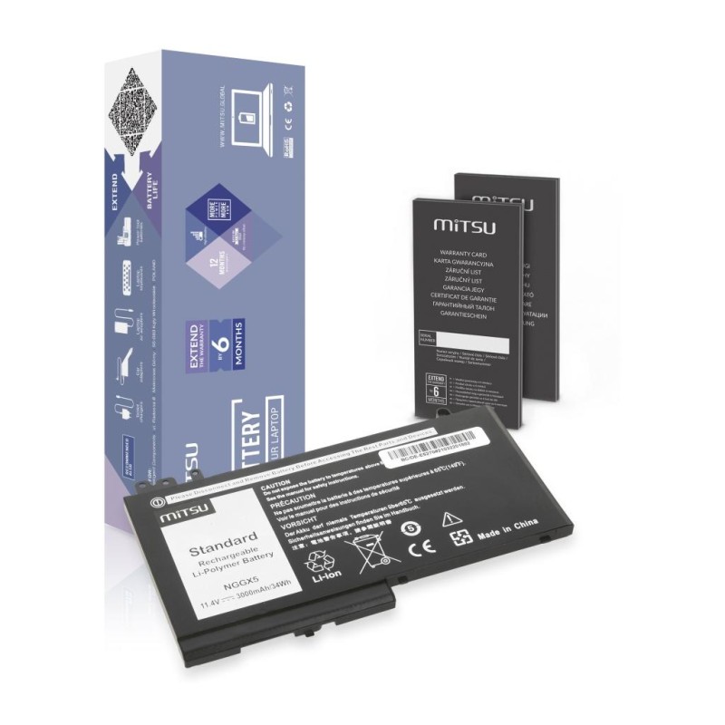 Bateria Mitsu do Dell Latitude E5270 | PartsPC.pl