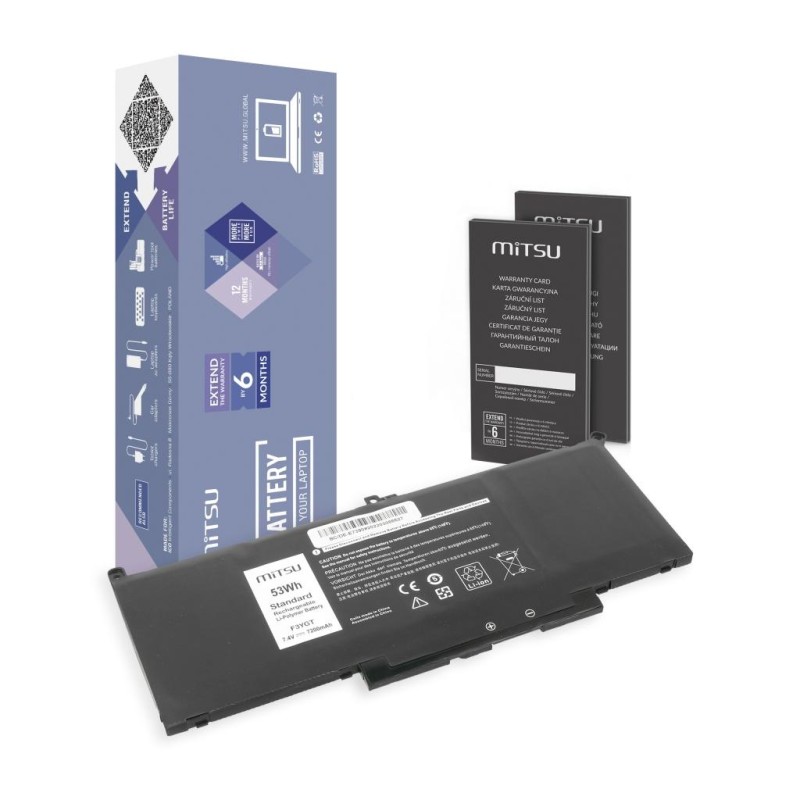 Bateria Mitsu do Dell Latitude 7390, 7490 | PartsPC.pl