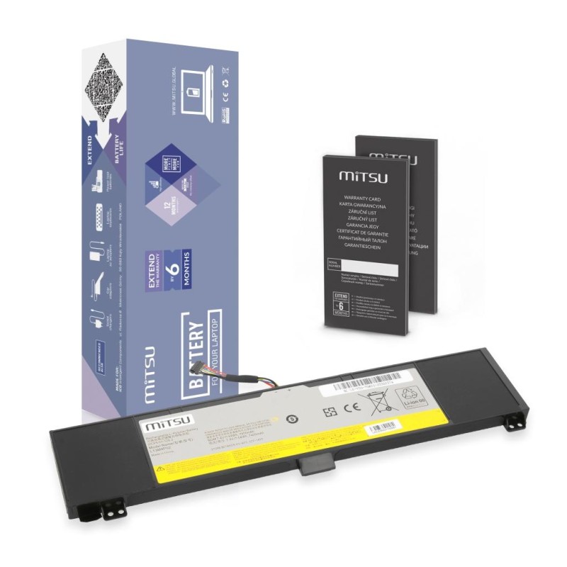 Bateria Mitsu do Lenovo Y50-70, Y50-80 | PartsPC.pl