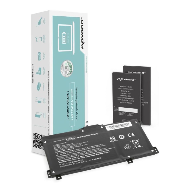 Bateria Movano do HP Envy 17, x360 15 | PartsPC.pl