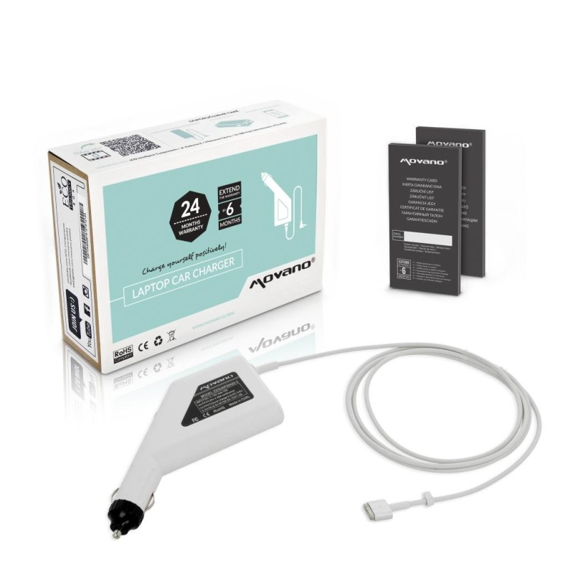Zasilacz samochodowy Movano 20v 4.25a (magsafe 2) 85W do App… | PartsPC.pl