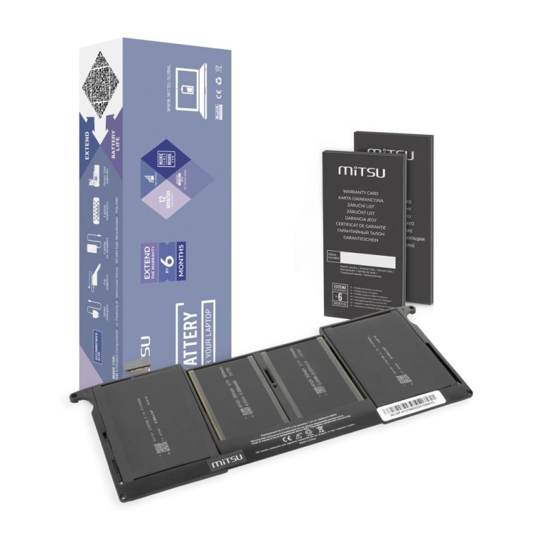 Bateria Mitsu do Apple MacBook Air 11" - A1370 (2010 r.) | PartsPC.pl