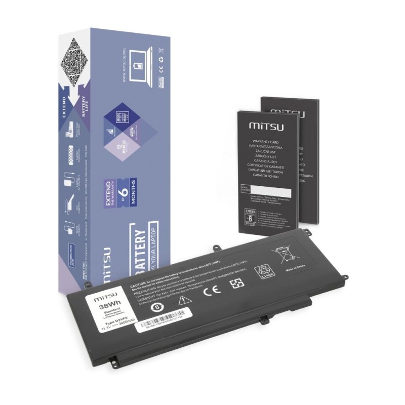Bateria Mitsu do Dell Inspiron 15 (7547), 15 (7548) | PartsPC.pl