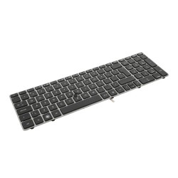 Klawiatura laptopa do HP EliteBook 8560P, 8570P srebrna (tra… | PartsPC.pl