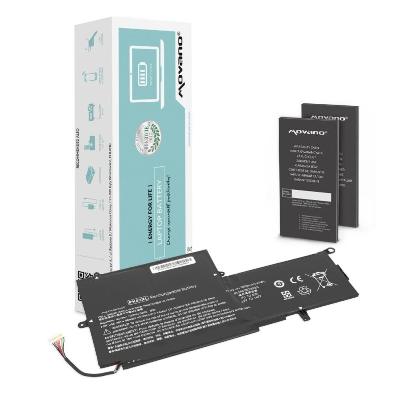 Bateria Movano do HP Envy x360 13, Spectre Pro x360 G1 | PartsPC.pl