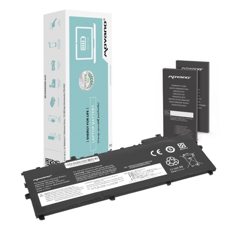 Bateria Movano do Lenovo Thinkpad X1 Carbon 2018, G6 (gen5, … | PartsPC.pl