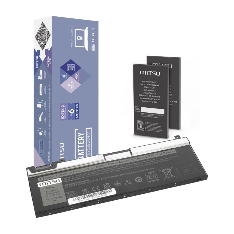 Bateria Mitsu do Dell Precision 7530, 7540, 7730 - 5TF10 7.6… | PartsPC.pl
