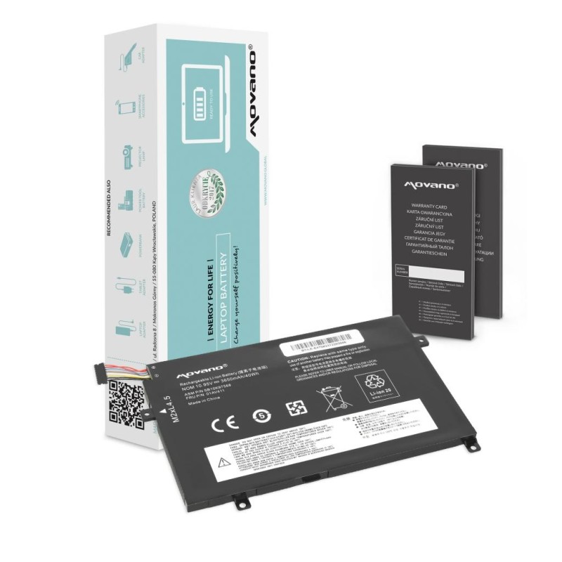 Bateria Movano do Lenovo ThinkPad E470, E475 | PartsPC.pl