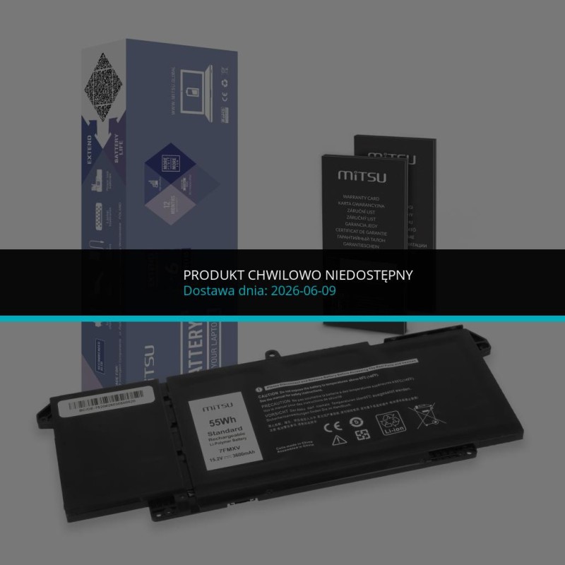 Bateria Mitsu do Dell Latitude 5320, 7320, 7520 | PartsPC.pl