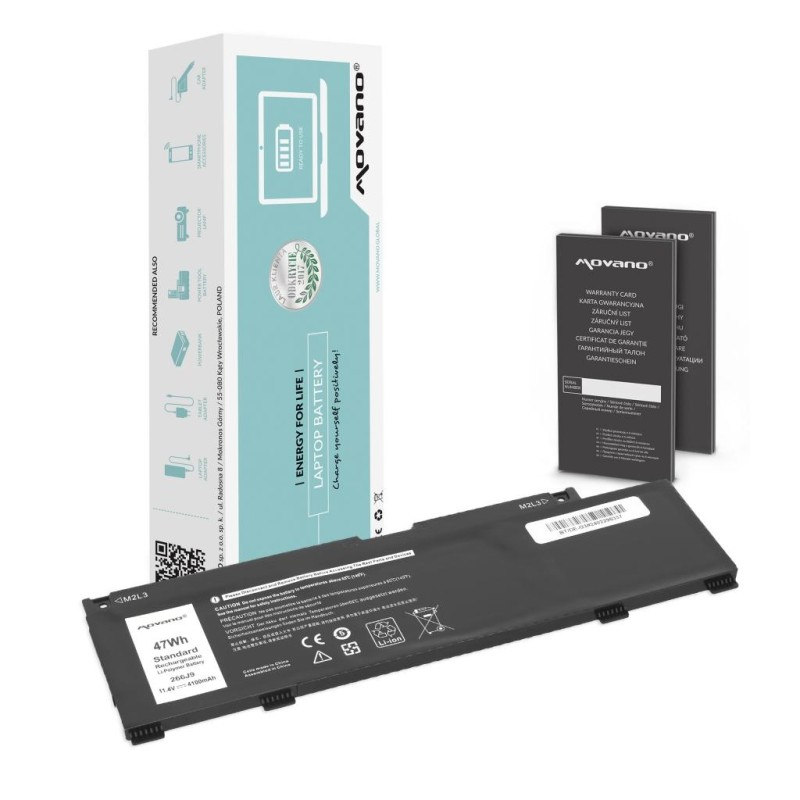Bateria Movano do Dell G3 15 3500, G5 15 5500, Inspiron 14 5… | PartsPC.pl