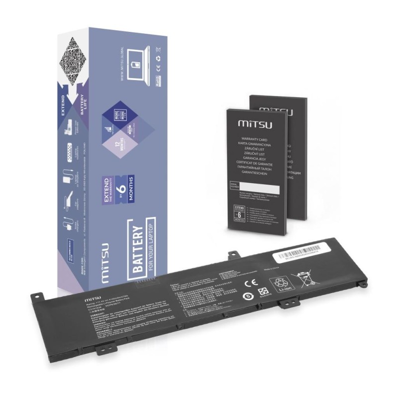 Bateria Mitsu do Asus N580VN, N580VD, NX580V, X580V | PartsPC.pl