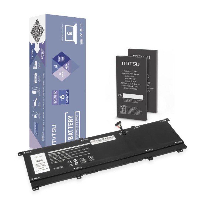 Bateria Mitsu do Dell XPS 15 (9575) | PartsPC.pl