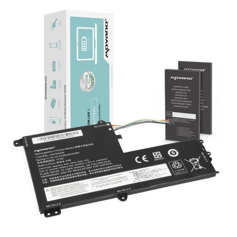 Bateria Movano do Lenovo IdeaPad 330S-14IKB, 330S-15ARR, Yog… | PartsPC.pl