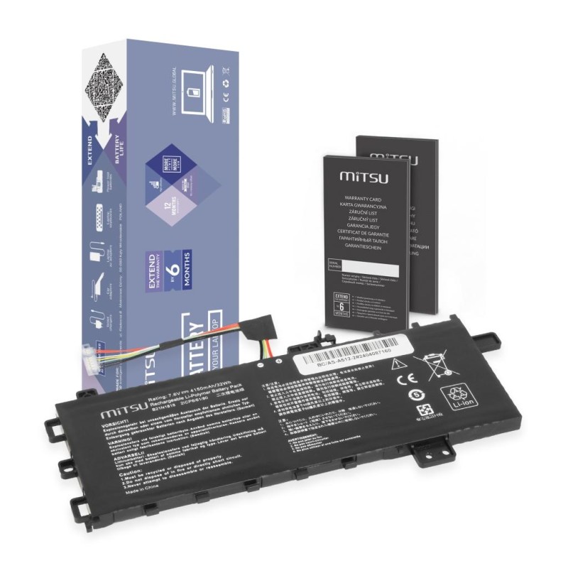 Bateria Mitsu do Asus Vivobook 15 A512, R512, X512 | PartsPC.pl