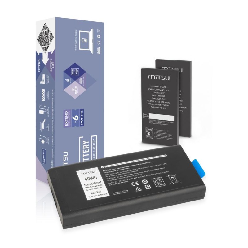 Bateria Mitsu do Dell Latitude 14 5404, 7404, 5414, 7414 | PartsPC.pl