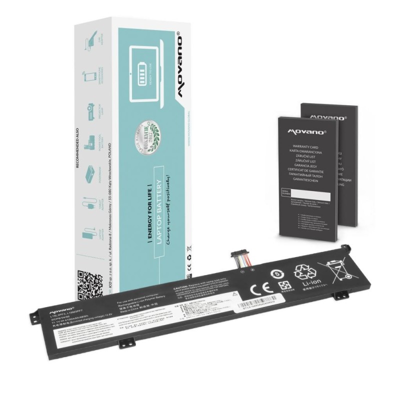Bateria Movano do Lenovo IdeaPad Gaming 3, Creator 5, ThinkB… | PartsPC.pl