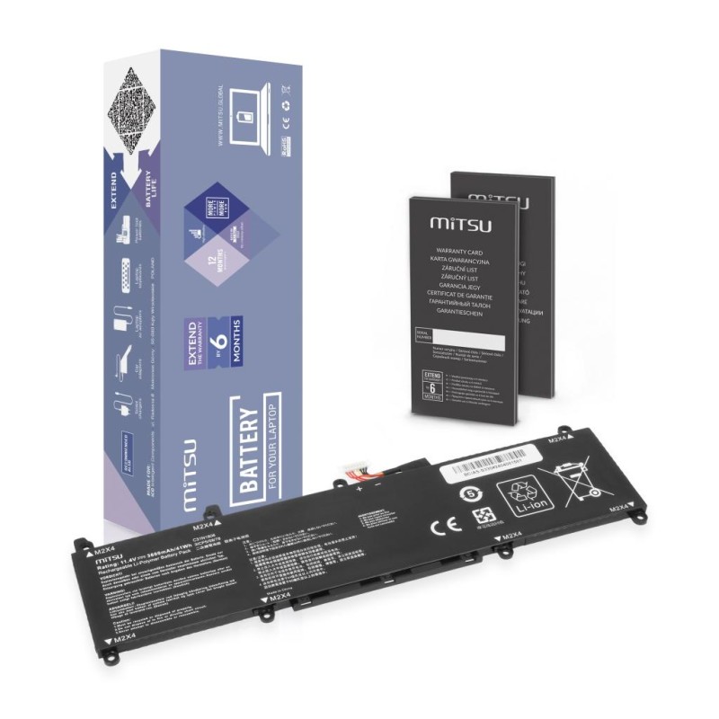 Bateria Mitsu do Asus Vivobook S13 S330U, X330F, X330U | PartsPC.pl