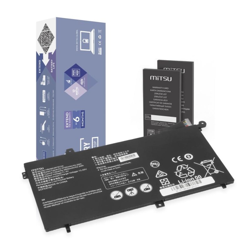 Bateria Mitsu do Huawei Matebook D | PartsPC.pl