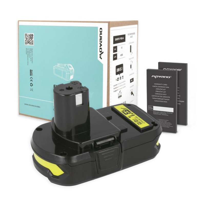 Bateria Movano do Ryobi P102, P104, P108 (2000 mAh) | PartsPC.pl
