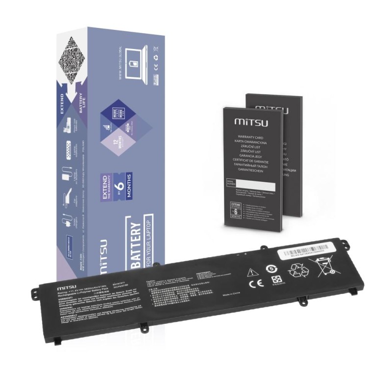 Bateria Mitsu do Asus VivoBook M1502I, M1702Q, Flip TM420U… | PartsPC.pl