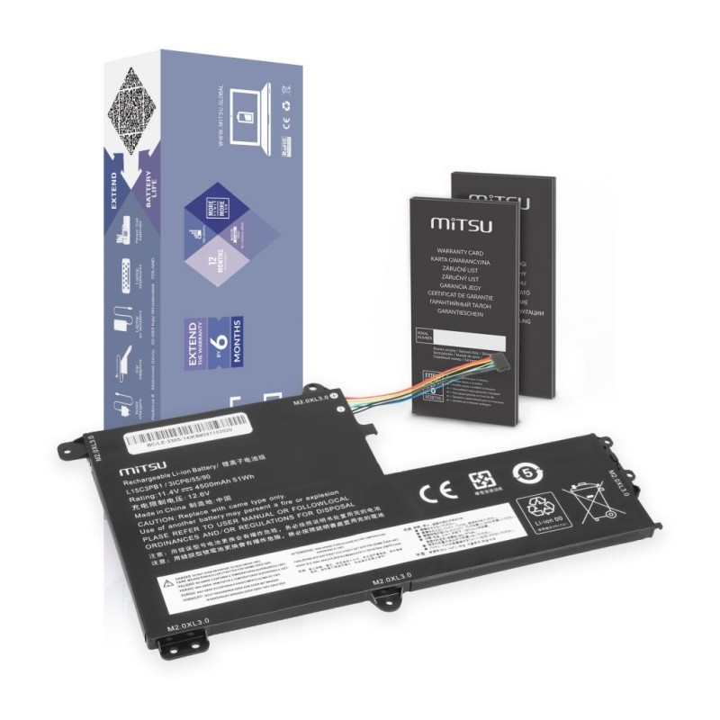 Bateria Mitsu do Lenovo IdeaPad 330S-14IKB, 330S-15ARR, Yoga… | PartsPC.pl