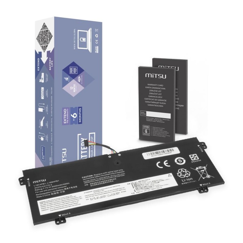 Bateria Mitsu do Lenovo Yoga 720-13IKB, 730-13IKB | PartsPC.pl
