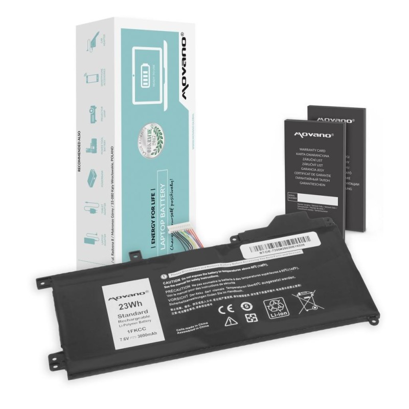 Bateria Movano do Dell Latitude 5295 2-in-1, 7200 | PartsPC.pl