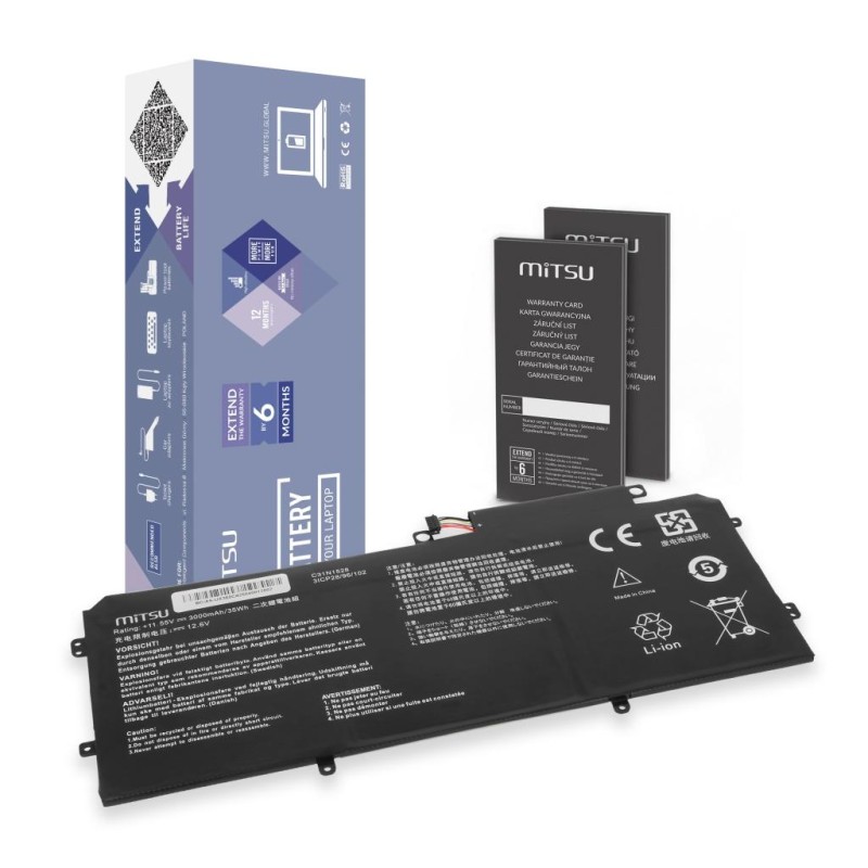 Bateria Mitsu do Asus ZenBook UX360C, UX360CA | PartsPC.pl