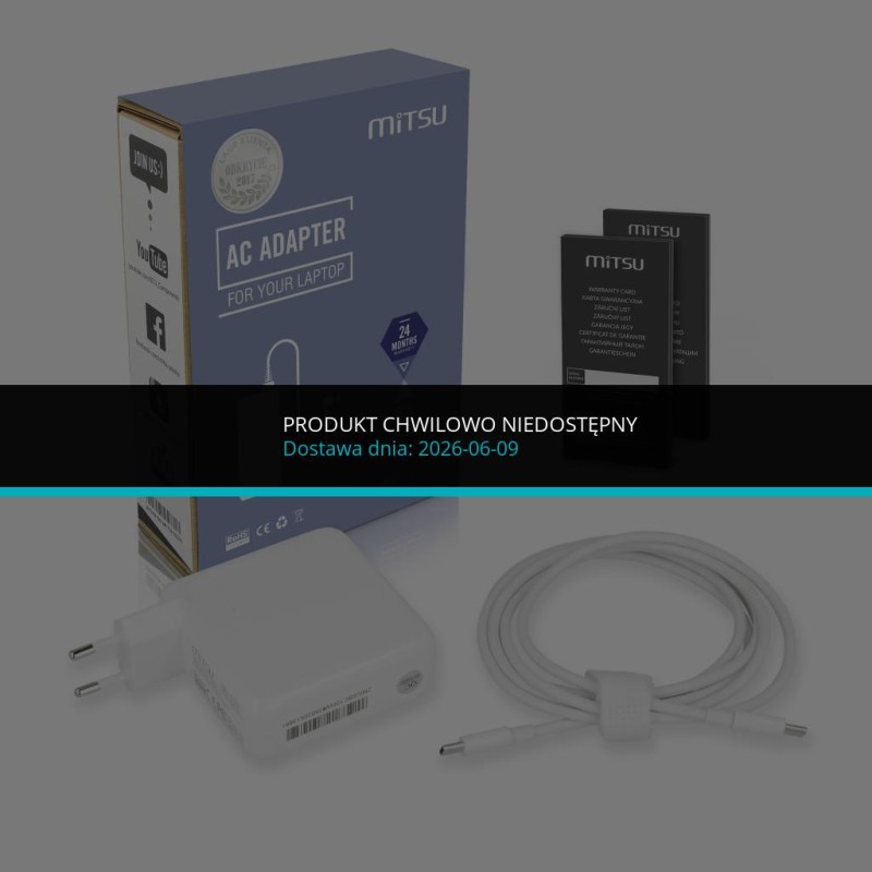 Zasilacz sieciowy Mitsu 100W USB-C, USBC, 5-20V, 3-5A (white… | PartsPC.pl