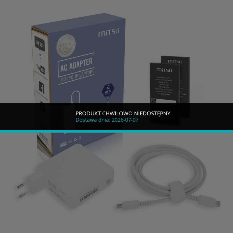 Zasilacz Mitsu 140W USB type C USB-C (white) | PartsPC.pl