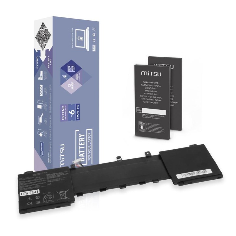 Bateria Mitsu do Asus UX550G, Zenbook Pro UX580G | PartsPC.pl