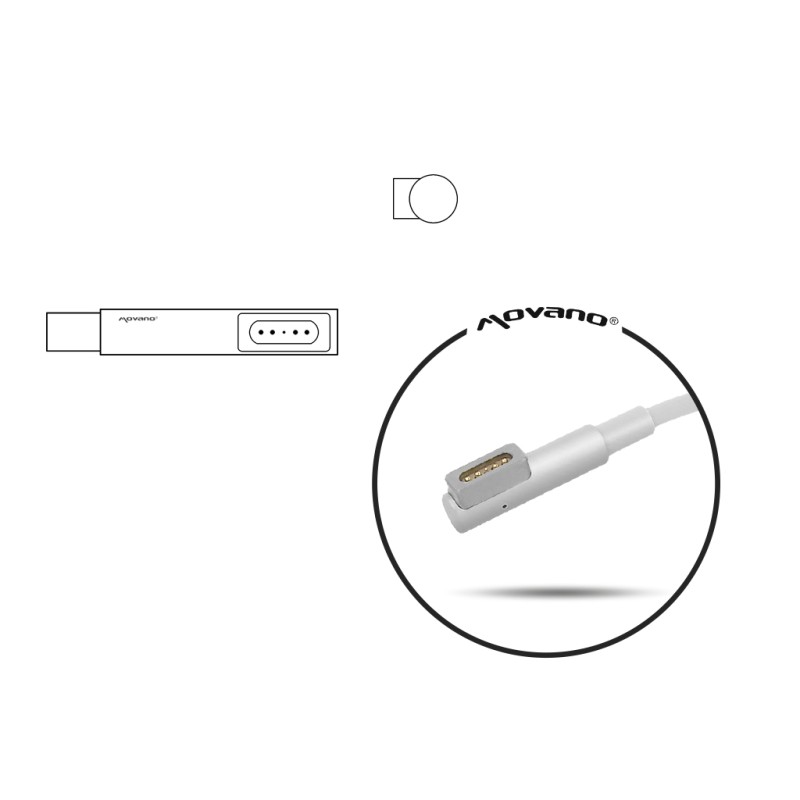 Przewód do zasilacza / ładowarki Apple magsafe 85W | PartsPC.pl