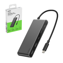 Belkin Connect Hub USB-C, 7 portów: 2 x USB-A, 2 x USB-C PD … | PartsPC.pl