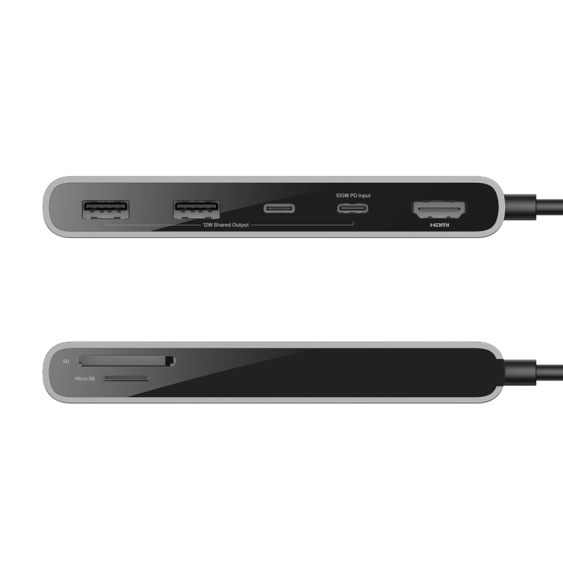 Belkin Connect Hub USB-C, 7 portów: 2 x USB-A, 2 x USB-C PD … | PartsPC.pl