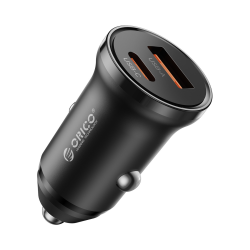 Orico Ładowarka samochodowa PD 65W, USB-C, USB-A, aluminium | PartsPC.pl