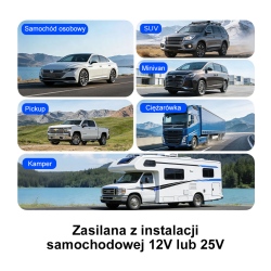 Orico Ładowarka samochodowa PD 30W, 2 x USB-C, z kablem spir… | PartsPC.pl