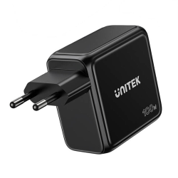 Unitek Ładowarka GaN z wyświetlaczem | 100W | 3xUSB-C | 1xUS… | PartsPC.pl