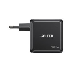 Unitek Ładowarka GaN z wyświetlaczem | 140W | 3xUSB-C | 1xUS… | PartsPC.pl