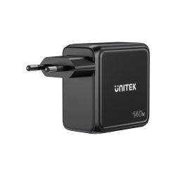 Unitek Ładowarka GaN z wyświetlaczem | 140W | 3xUSB-C | 1xUS… | PartsPC.pl