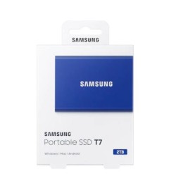 Dysk SSD zewnętrzny Samsung T7 Portable 2TB (1050/1000 MB/s) USB 3.1 Blue