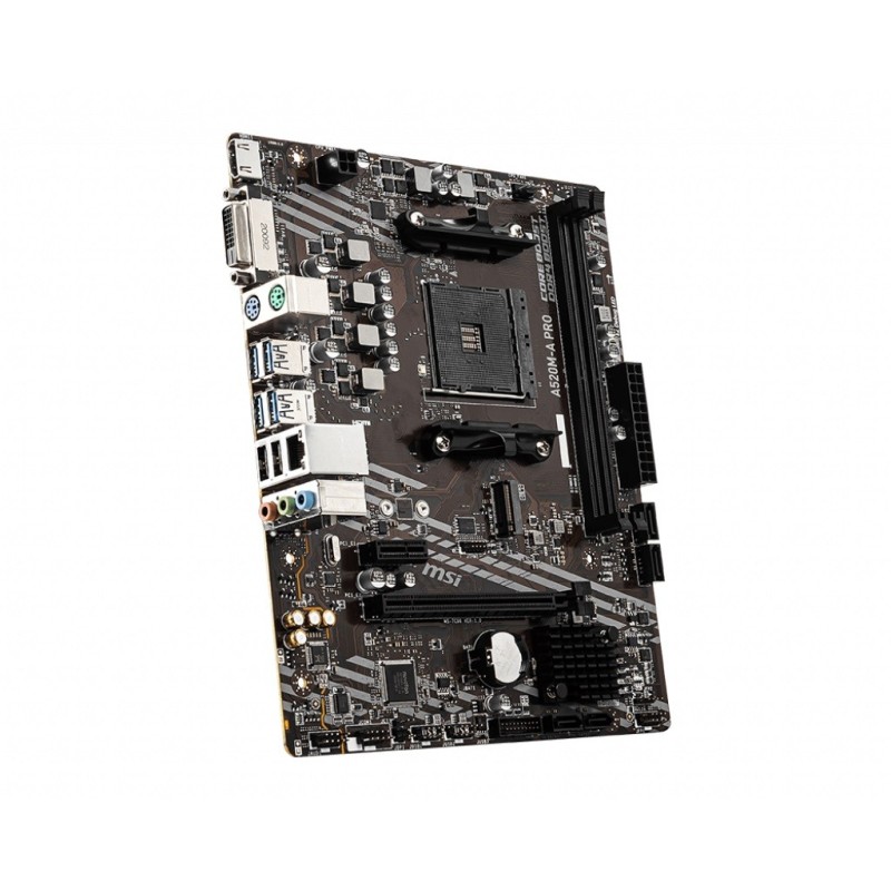 Płyta MSI A520M-A PRO /AMD A520/DDR4/SATA3/M.2/USB3.1/PCIe3.… | PartsPC.pl
