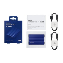 Dysk SSD zewnętrzny Samsung T7 Shield 2TB (1050/1000 MB/s) USB 3.1 Blue