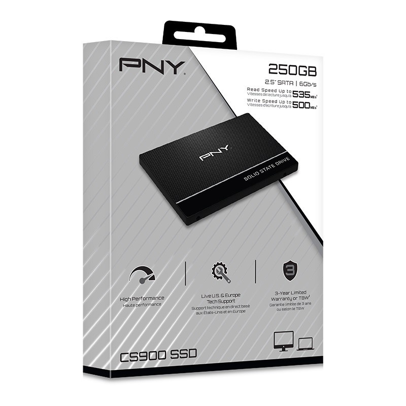 PNY Dysk SSD 250GB SSD7CS900-250-RB | PartsPC.pl