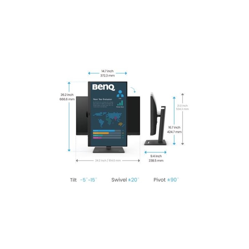 Benq Monitor 27 cali BL2790QT 2K 5ms/IPS/75Hz/HDMI | PartsPC.pl