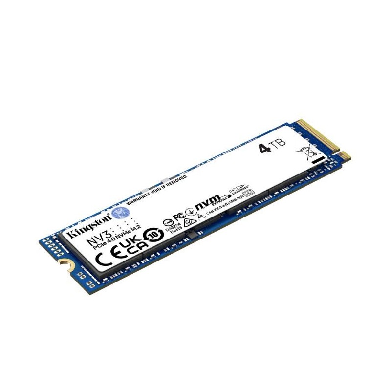 Dysk SSD Kingston NV3 M.2 2280 PCIe 4.0x4 NVMe 4TB (6000/500… | PartsPC.pl