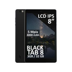 BLOW Tablet BlackTAB8 3/32GB 4G LTE 8 cali Czarny | PartsPC.pl